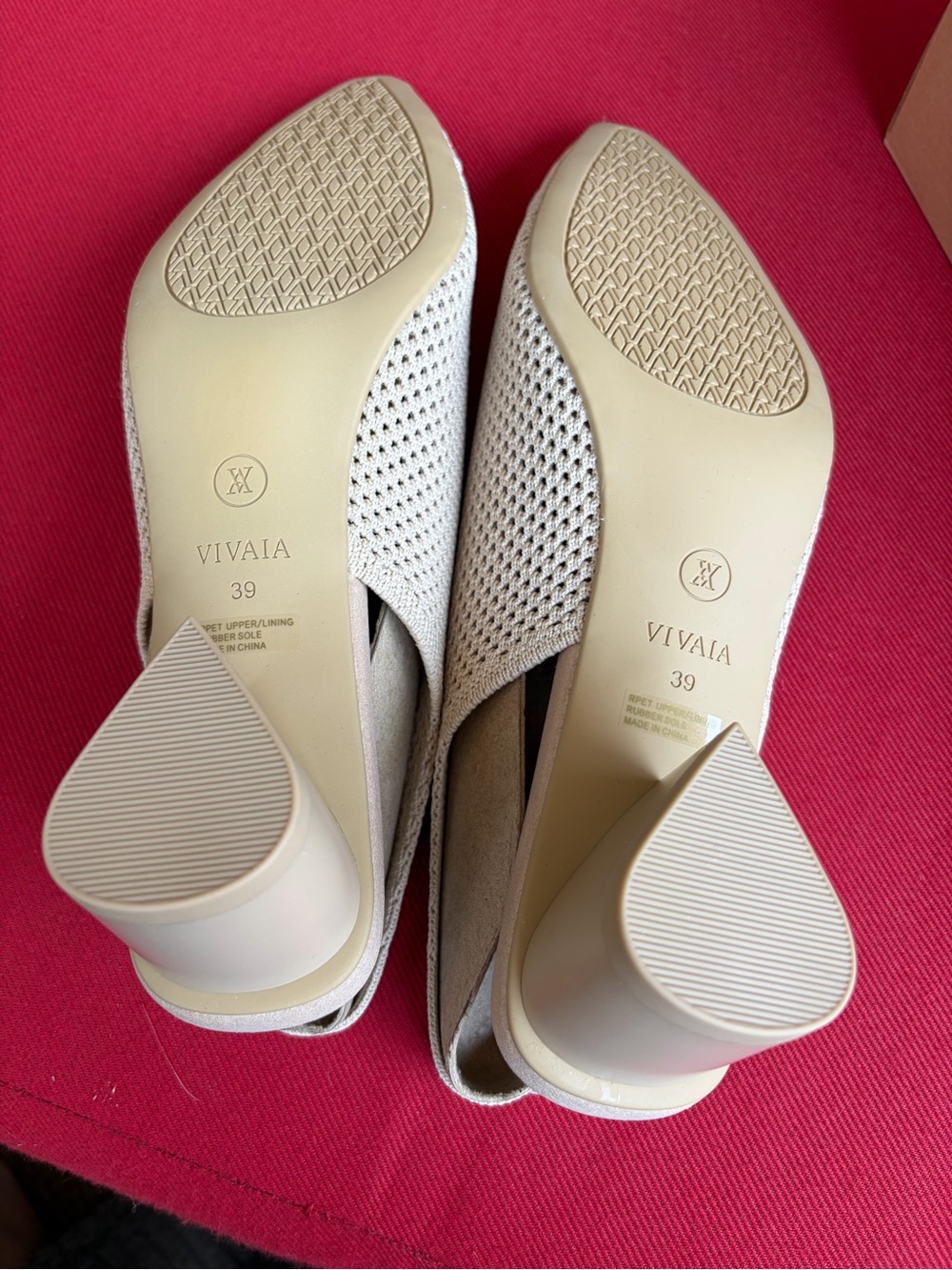 Vivaia Leah 2.0 Almond *NIB* Size 39 or  8 US - Picture 2 of 4